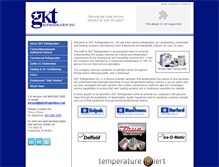 Tablet Screenshot of gktrefrigeration.com